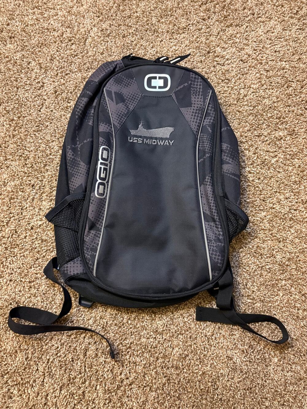 NWOT OGIO USS Midway Issue Book Bag Laptop Backpack Black